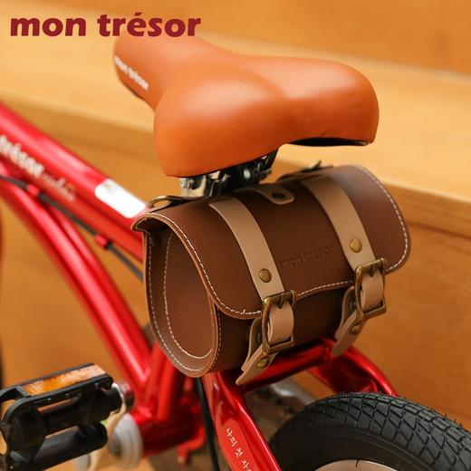 韩国montresor萌兽 | 儿童自行车配饰 配件棕色粉色皮包 商品图5