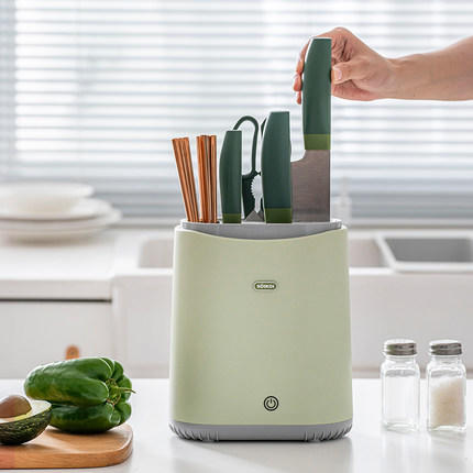 soikoi筷子刀具消毒机家用小型消毒刀架餐具筷子筒烘干器 商品图0