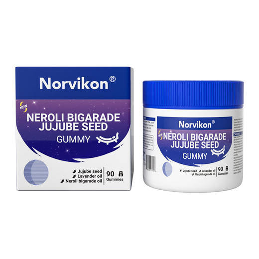 【美国睡眠好物拍2罐送79元LOFR口气珠】Norvikon苦橙花酸枣仁小熊睡眠软糖90粒/瓶 商品图5