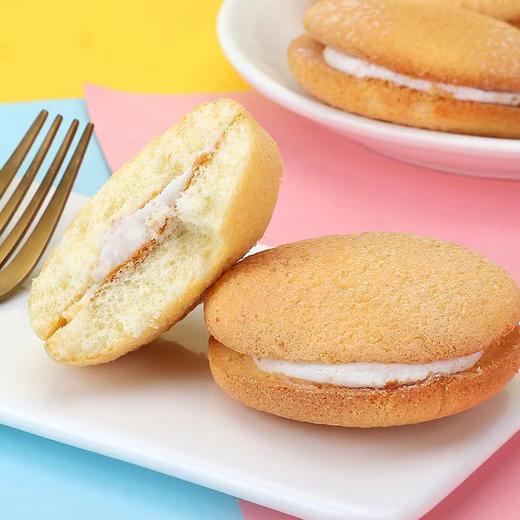 金语马卡龙雪芙蛋糕黑加仑味100g 商品图1