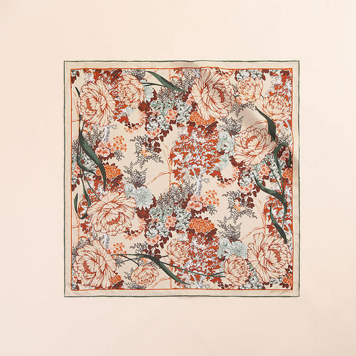 Wensli双面印花中方巾-锦瑟 商品图1