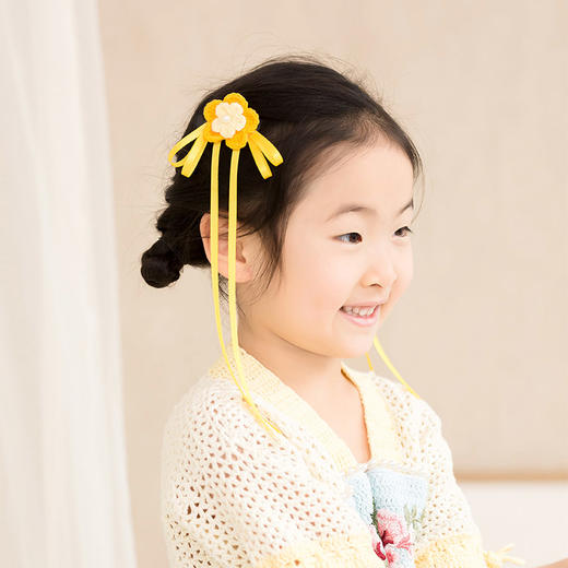 苏苏姐家繁花似锦儿童发夹古风发卡手工diy钩针编织材料毛线尛 商品图2