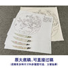 【有步骤、大彩图】郑玲玲工笔画白描底稿小品《飞花轻似梦》桃花黄鹂初学者临摹花鸟线稿ZL69 商品缩略图1
