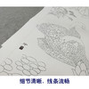 【有步骤、大彩图】郑玲玲工笔画白描底稿四条屏荷花图《春夏秋冬》ZL98 商品缩略图4