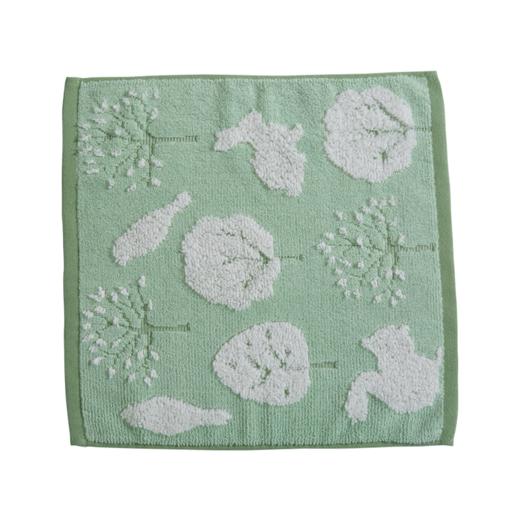 森林物语提花-悦生活方巾/绿2条装 商品图5