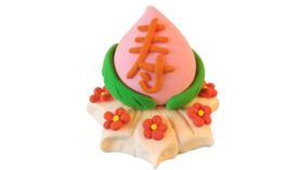 寿桃的制作方法