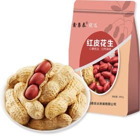 【消费助农】鑫勇泰 秭归县红衣生花生（带壳）500g