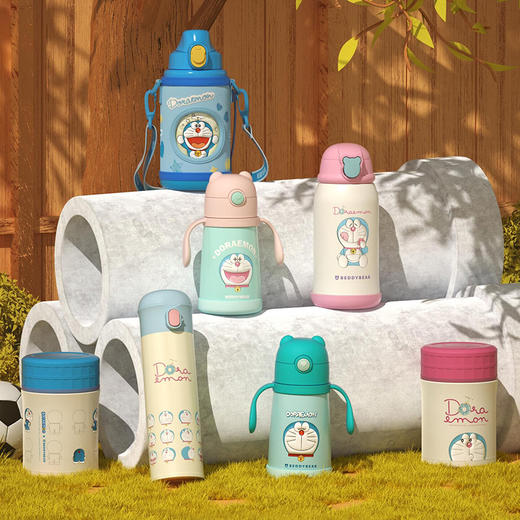 杯具熊哆啦A梦机器猫系列儿童水杯BJX 商品图1