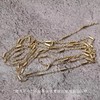 真金电镀不发黑网红美甲链条竹节细链指甲配件饰品1米自行裁剪 商品缩略图1