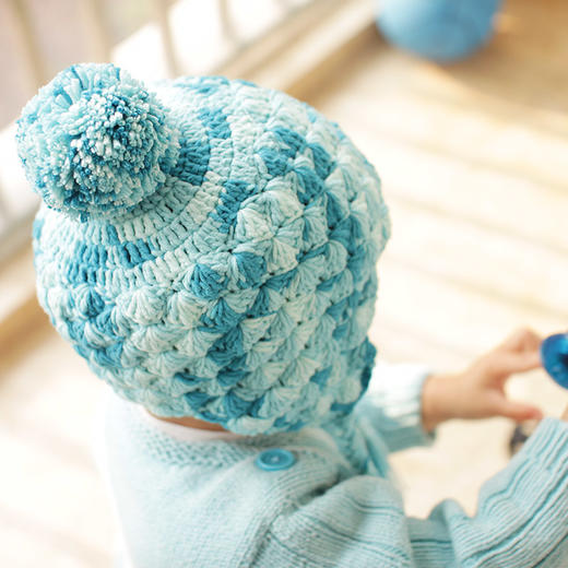 苏苏姐家全手工棉线宝宝儿童菠萝毛线团帽子婴儿编织材料包 商品图2