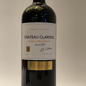 克莱瑞庄园红葡萄酒 2015 Chateau Clarisse Puisseguin Saint Emilion AOC-Vieilles Vignes 1.5L2015