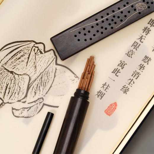 西泠印社紫檀木挂式香炉 商品图2