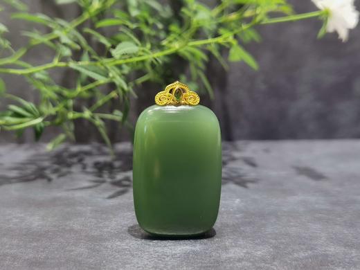 【御珠宫坊】金镶碧玉无事牌 商品图2