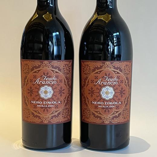 橙色庄园黑珍珠干红葡萄酒  2019Feudo Arancio Nero D'avola sicilia DOC2019 商品图0