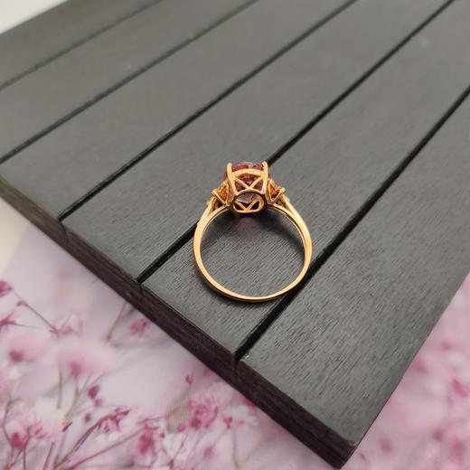 18K镶嵌碧玺戒指 商品图3