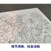 【有步骤、大彩图】郑玲玲横幅工笔画白描底稿《锦绣前程》牡丹锦鸡初学者临摹花鸟线稿ZL91 商品缩略图4