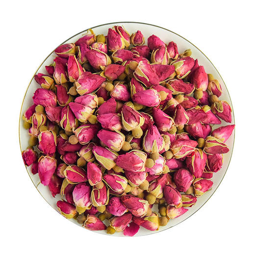 「清香四溢」山东平阴玫瑰花茶玫瑰干花蕾瓶装50g茶饮 商品图4