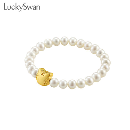 LUCKY SWAN卷边吊牌项链女小众设计感百搭轻奢锁骨链毛衣链手链 商品图3