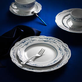 【品质生活】德国原产Seltmann Weiden蓝色藤蔓系列餐具餐盘餐碟 伴手礼