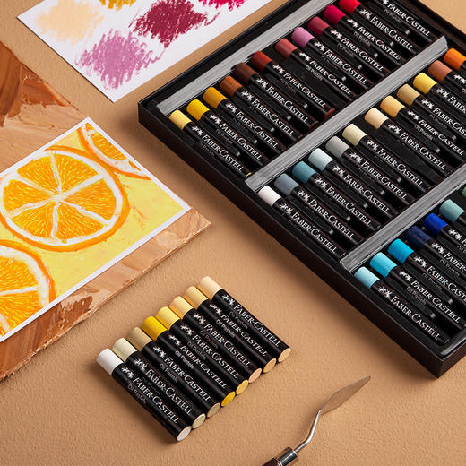 德国辉柏嘉 “山海经” 红系列 36色重彩油画棒 莫兰迪色系 商品图2