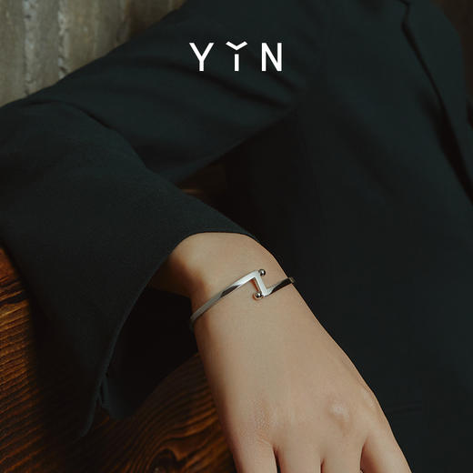 「一」太极一生二点线手镯 商品图6