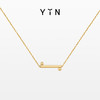 「一」太极一生二点线锁骨链 商品缩略图0