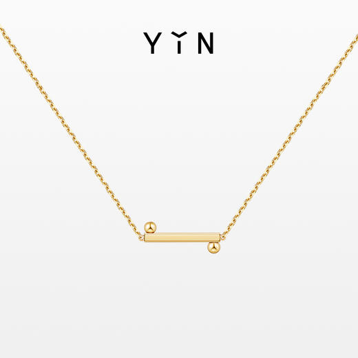 「一」太极一生二点线锁骨链 商品图0