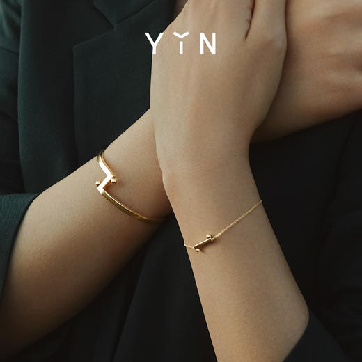 「一」太极一生二点线手镯 商品图10