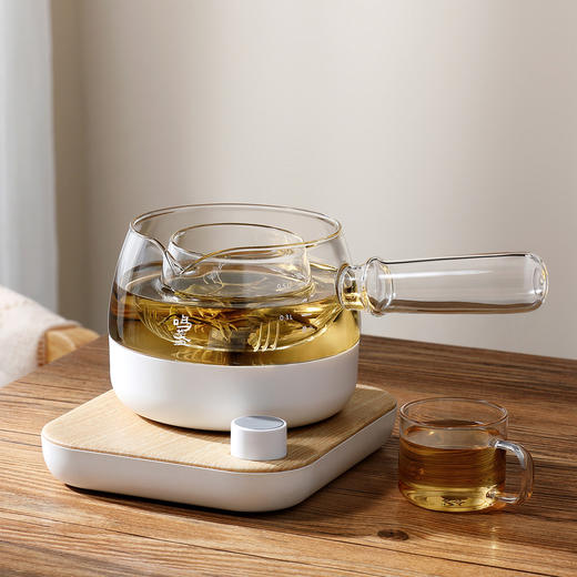 鸣盏煮茶器养生壶办公室多功能全自动小型迷你玻璃煮茶壶电热茶炉 商品图6