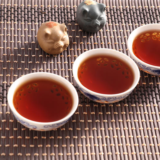 七彩云南 枣香普洱熟茶散茶 300g 口粮茶叶 商品图2