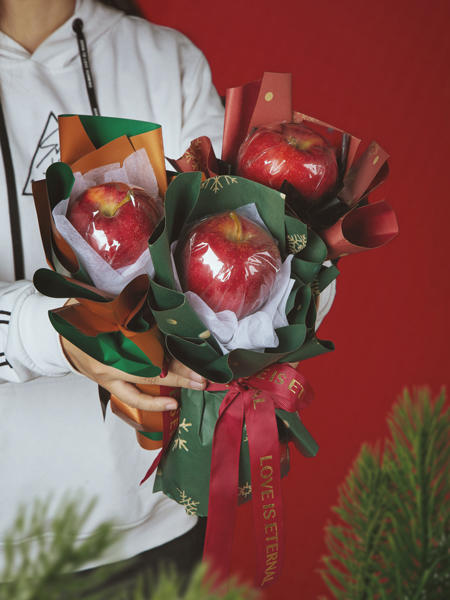 圣诞苹果花束 商品图0