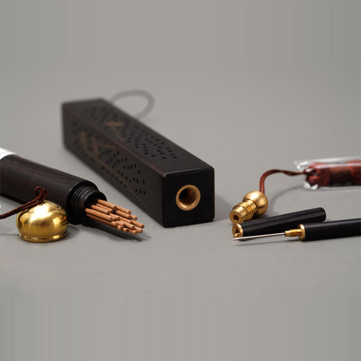 西泠印社紫檀木挂式香炉 商品图3