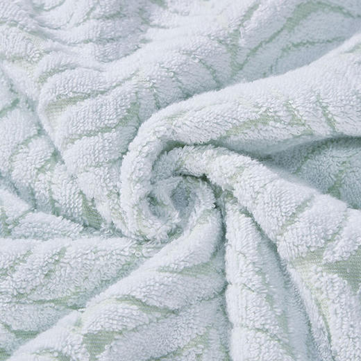 森林物语提花-悦生活方巾/绿2条装 商品图3