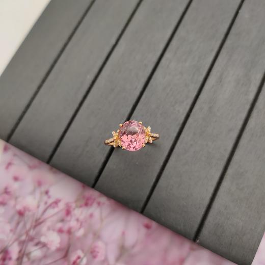 18K镶嵌碧玺戒指 商品图1