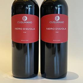 库舒曼诺黑珍珠干红葡萄酒  2018 Cusumano Nero d’Avola Terre Siciliane 2018