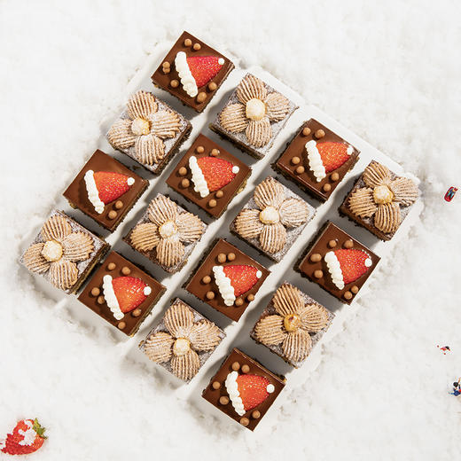 【莓莓欢乐颂】 榛子巧巧 慕斯浓稠丝滑 在舌尖奏起圣诞颂歌  16个装（萍乡、芦溪） 商品图4