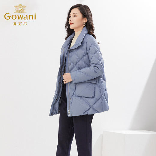 乔万尼90白鸭绒羽绒服菱格设计舒适保暖EI4T668 商品图1