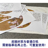 【有步骤、大彩图】郑玲玲工笔画白描底稿小品《玉堂富贵图》玉兰花初学者临摹花鸟线稿ZL65 商品缩略图3