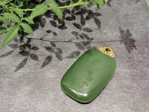 【御珠宫坊】金镶碧玉无事牌 商品图3