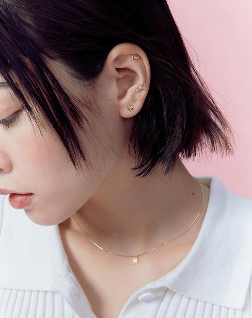 ZEGL999足银小豆丁耳钉女夏养耳洞耳环简约小巧耳饰品2021年新款 商品图0