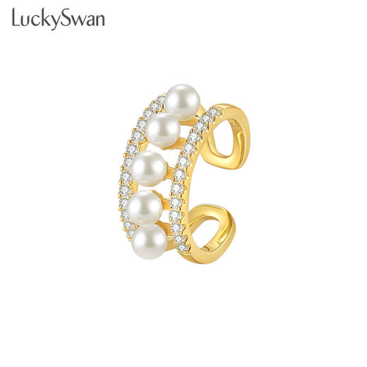 LUCKY SWAN卷边吊牌项链女小众设计感百搭轻奢锁骨链毛衣链手链 商品图5