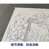 【有步骤、大彩图】郑玲玲工笔画白描底稿小品《静思春意》广玉兰初学者临摹花鸟线稿ZL67 商品缩略图4