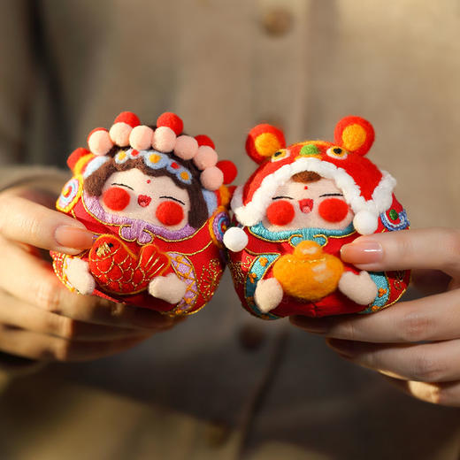 民间吉祥物 ▏大阿福 刺绣材料包 商品图1