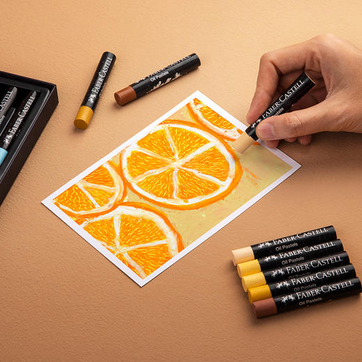 德国辉柏嘉 “山海经” 红系列 36色重彩油画棒 莫兰迪色系 商品图3