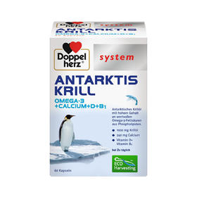 【临期至25年10月31日】德国双心南极深海磷虾油软胶囊EPAOmega3