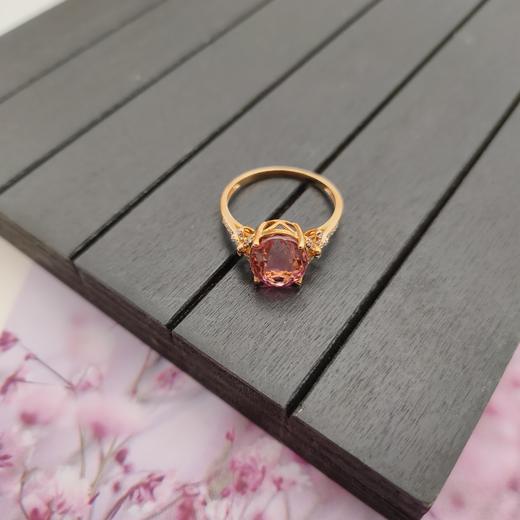 18K镶嵌碧玺戒指 商品图2