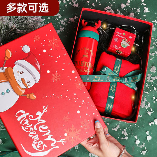 「圣诞节礼物」男女生送女友闺蜜生日礼品ins风礼盒装礼物围巾水晶球 商品图0