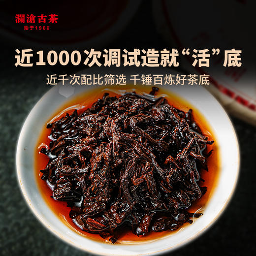 澜沧古茶 第十代0085景迈古树普洱茶熟茶 0085大饼357g 商品图3