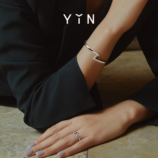 「一」太极一生二点线戒指 商品图1