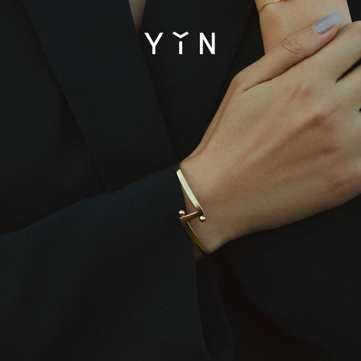 「一」太极一生二点线手镯 商品图14